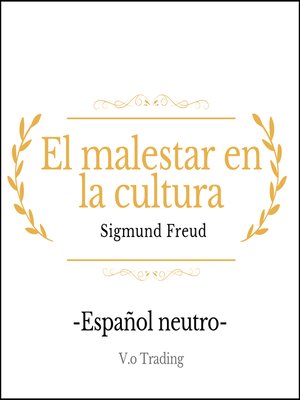 cover image of El malestar en la cultura
